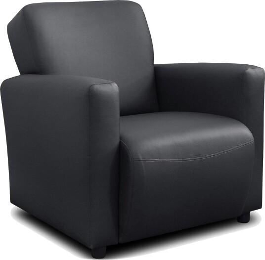 Aston Lenestol Bonded Leather - Svart