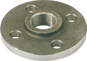 Gevindflange Sort. 2"" - En1092-1/13/B1, P250gh Pn 6