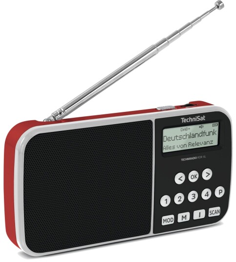 Technisat RDR XL DAB-radio Rød