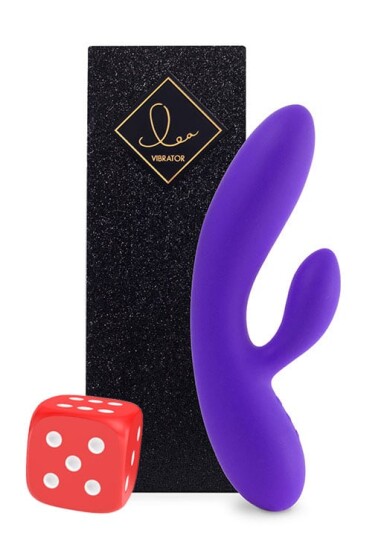 FeelzToys Rabbitvibrator Lea Glitter lilla FeelzToys Rabbitvibrator Lea Glitter lilla