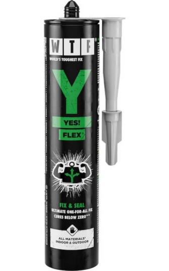 Thaugland Lim Og Fugemasse Y Yes Flex Lysegrå 310ml