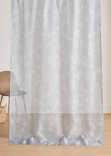 Bonprix Gardin med blomsterprint 1-pack false