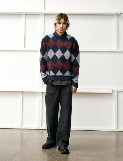 WOOD WOOD Wwjan Crew Neck 25232 - Grey - XS