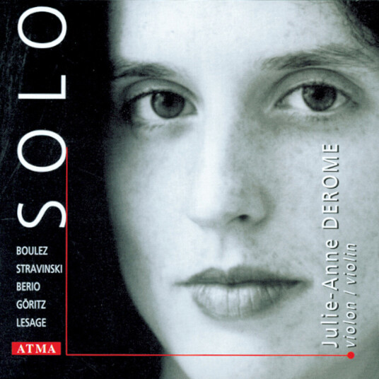 JulieAnne Derome, Jean Lesage Solo: Violin Works CD