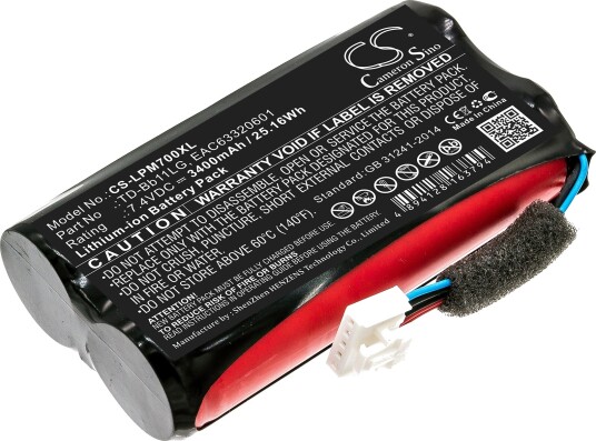 Batteri til LG Music Flow P7 etc Batteri til LG Music Flow P7 etc