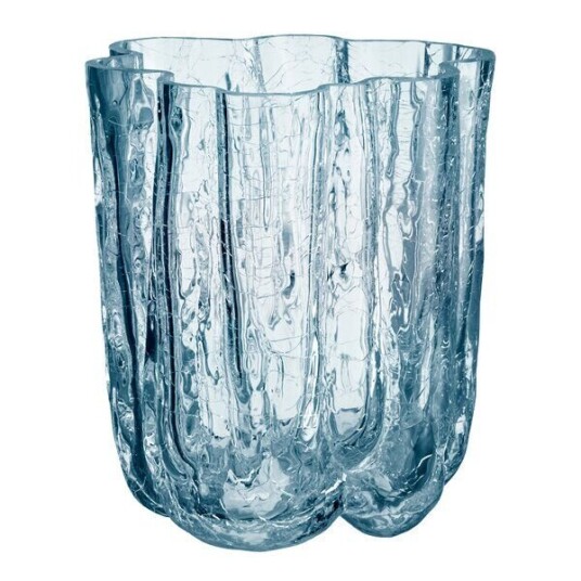 Kosta Boda Crackle vase 12 cm sirkulær Kosta Boda Crackle vase 12 cm sirkulær
