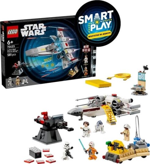Lego Star Wars Smart Play Luke"s Red Five X-Wing Byggesett 75423