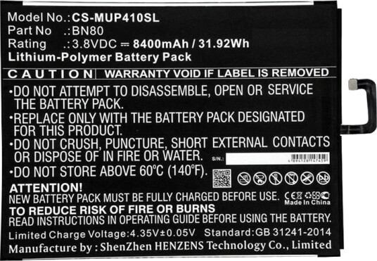 Coreparts Batteri MBXTAB-BA143