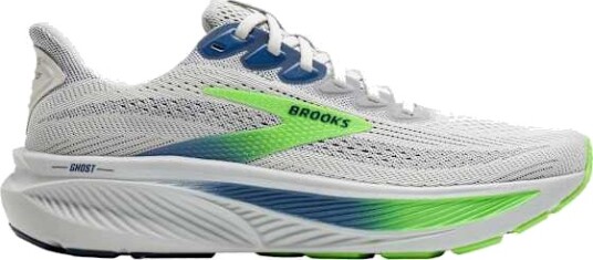 Brooks Ghost 17 Herre Oyster/Beacon Blue/Gecko 44