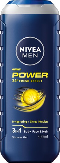 NIVEA MEN Power Fresh Shower Gel 500ml
