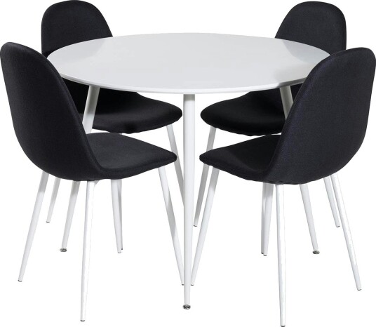 Venture Home Spisegruppe Venture Home Plake med 4 Pobbie Stoler Polyester Rundt GR19553