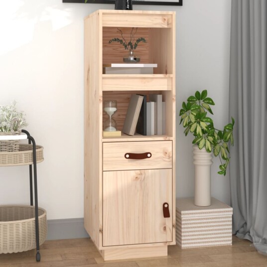 vidaXL Highboard 34x40x108,5 cm heltre furu vidaXL Highboard 34x40x108,5 cm heltre furu