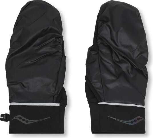 Saucony Hurricane Convertible Mitt BLACK S Saucony Hurricane Convertible Mitt BLACK S