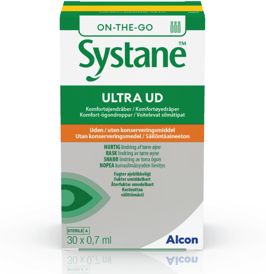 Systane Ultra UD Komfortøyedråper 30 x 0,7 ml Systane Ultra UD Komfortøyedråper 30 x 0,7 ml