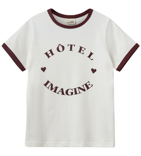 Sofie Schnoor Young Maggiesy T Shirt Burgundy 140
