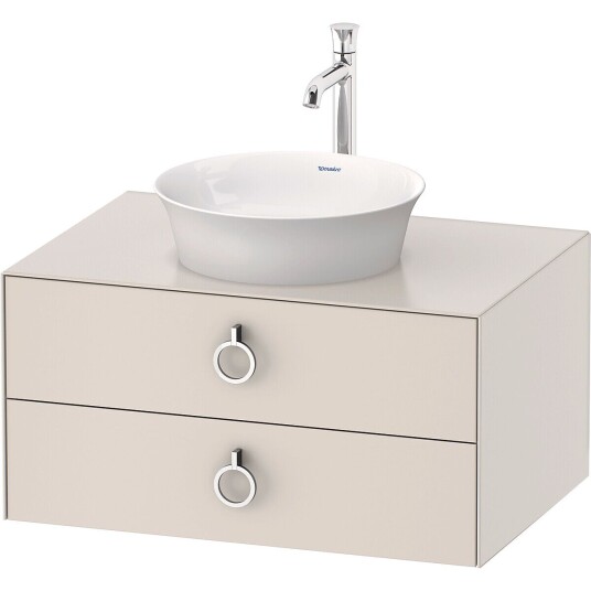 Duravit White Tulip Servantskap 2 skuf. 80x55x40,8 cm Nordisk Hvit Matt