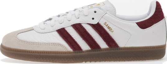 Joggesko adidas Samba OG Ftwr White/ Maroon/ Gum5 EUR 38 2/3