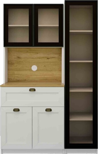 Kaffestasjon Hanah Home Nero (120 x 191,8 x 44 cm) Hvit - Hvit
