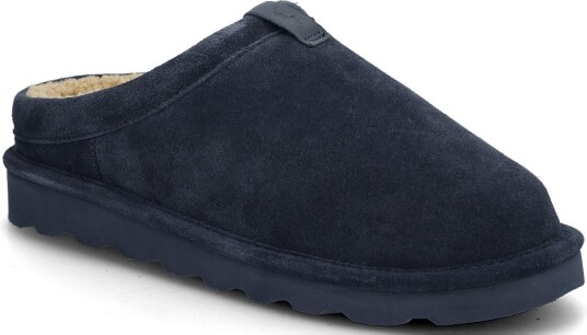 Polo Ralph Lauren Reade Suede Clog Slipper NAVY SUEDE W/ TON 44