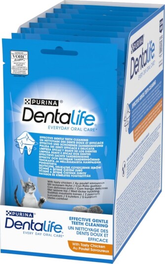Dentalife 3 + 1 På Kjøpet Purina Daily Cat Tannpleiesnacks Kylling 4 X 320 G