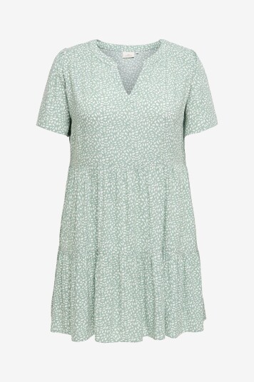 Only Carmakoma Kjole carZally Life S/S Thea Tunic Dress Grå