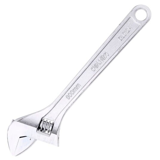 Deli EDL0012A Justerbar Skiftenøkkel 0-36mm (12tm) Sølv Deli EDL0012A Justerbar Skiftenøkkel 0-36mm (12tm) Sølv