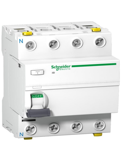Schneider Electric Acti9 iid residual current circuit breaker 4p 63 a 300 ma type s a (3606480443299)