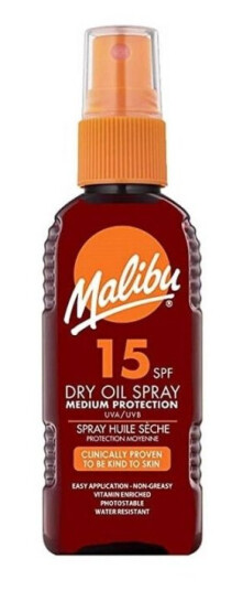 Malibu Dry Oil Spray SPF 15 - Solbeskyttelse for Kropp 100 ml