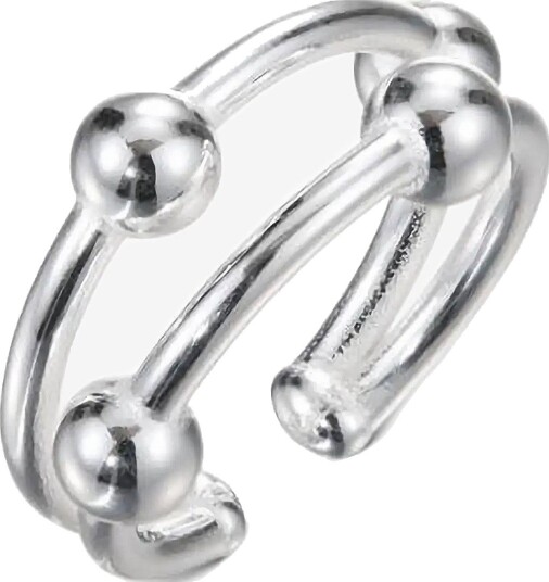 Kalevala Kehät Ear Cuff   SILVER   One Size
