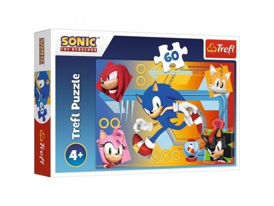 Trefl Puzzle 60El Trefl Sonic I Pud Action Trefl Puzzle 60El Trefl Sonic I Pud Action