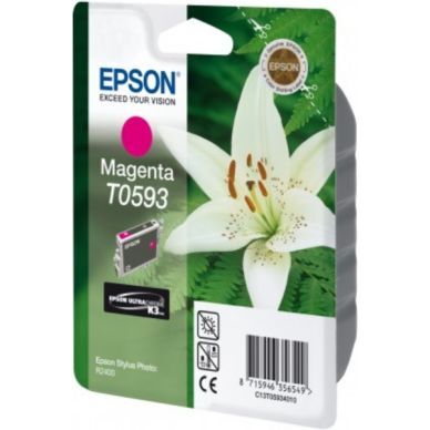 Epson Epson T0593 Blekkpatron magenta T0593 Epson Epson T0593 Blekkpatron magenta T0593