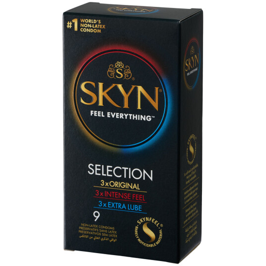 SKYN Selection Lateks Fri Kondomer 9 Stk - Forskjellige farger SKYN Selection Lateks Fri Kondomer 9 Stk - Forskjellige farger