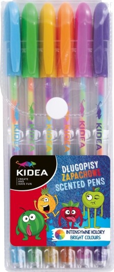 Kidea Pastell Gelpenner 6 Farger