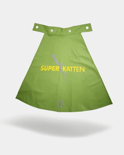 Kattnakken Superkappe – supergrønn   5 6år