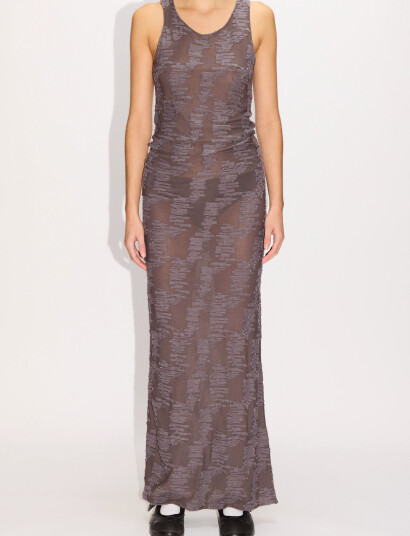 Hope Seaside Dress Plum Grey Jacquard - Grey - 36 Hope Seaside Dress Plum Grey Jacquard - Grey - 36