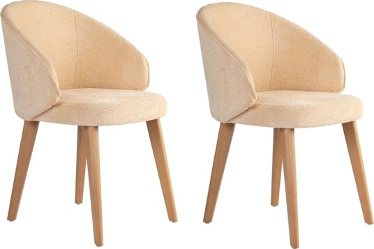 Spisestol Sanroman Classic Beige / Lys eik - Beige / Lys eik