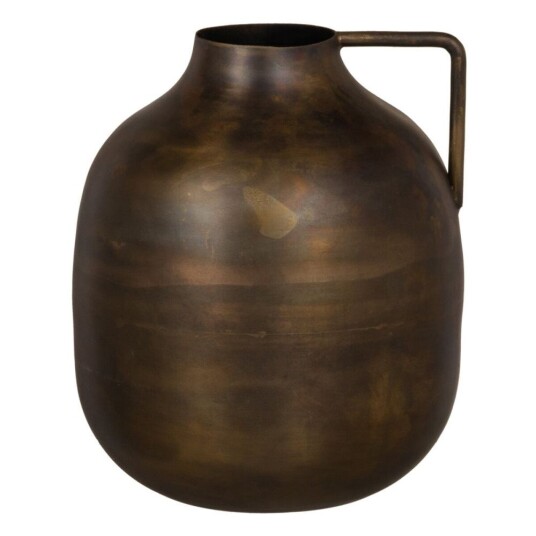 Bigbuy Home Vase Gyllen Metall 20 X 20 X 24 Cm