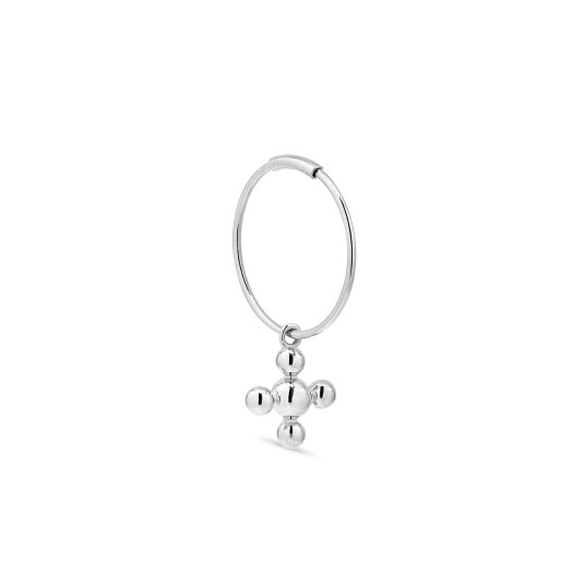 Jane Kønig Creole Øredobbe Single Sølv CWAP-SS24-S - Dame - 925 sterling silver