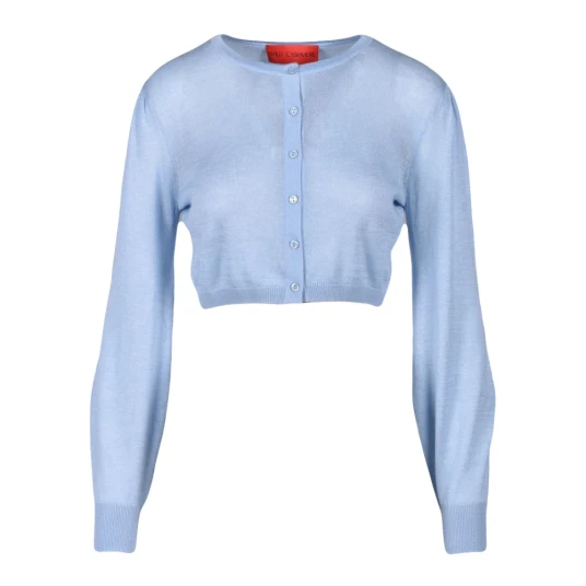 Wild Cashmere Dame Strikkevarer Blå L, Wild Cashmere Dame Strikkevarer Blå L,