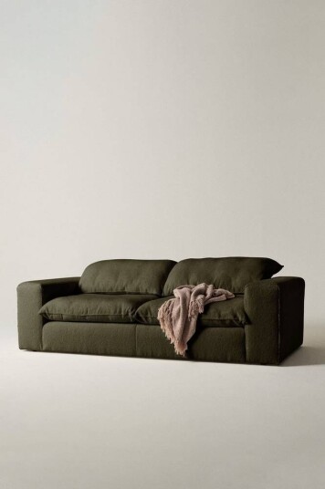 Jotex MELIDES sofa 3-seter Mosegrønn 1601179-01-0 1698119-02-0