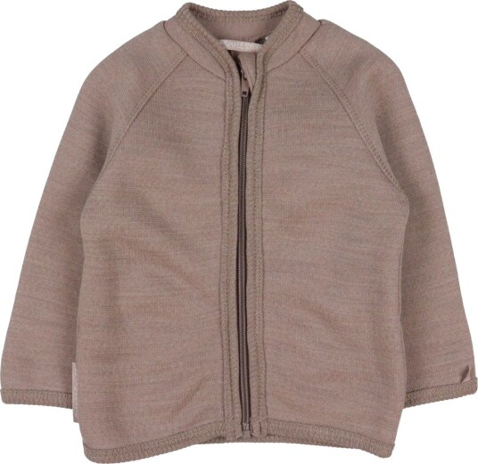 Smallstuff Ull Cardigan med Glidelås Soft Powder 68-74 Smallstuff Ull Cardigan med Glidelås Soft Powder 68-74