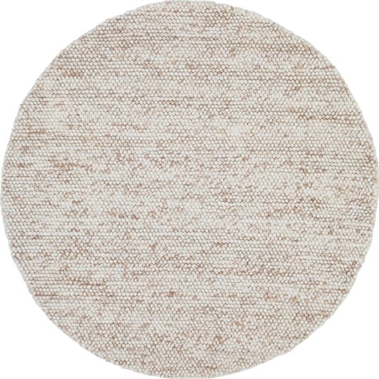 Runde tepper Avafors Wool Bubble natural Størrelse: Ø 200 cm