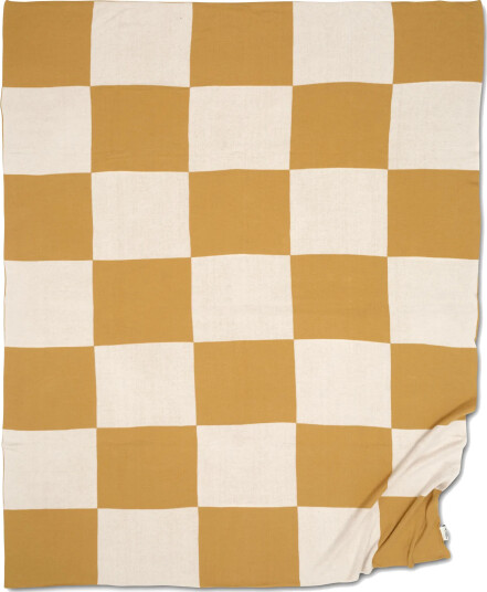 Classic Collection Square pledd 130x170 cm Gul