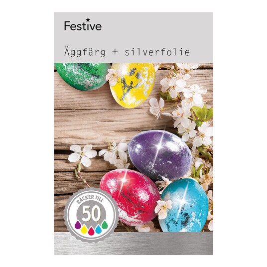 Hedlundgruppen Eggfarge Sølvfolie