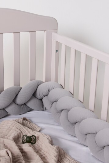 Alice & Fox ALEAH Flettet Sengekant 350cm Light Grey Alice & Fox ALEAH Flettet Sengekant 350cm Light Grey