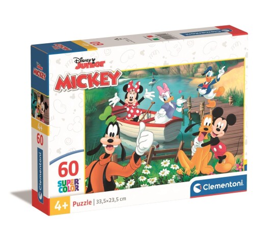 Clementoni Super Color Puslespill 60 Brikker Disney Mikke Mus