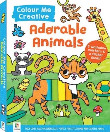 Colour Me Creative: Adorable Animals Av Hinkler Pty Ltd Colour Me Creative: Adorable Animals Av Hinkler Pty Ltd