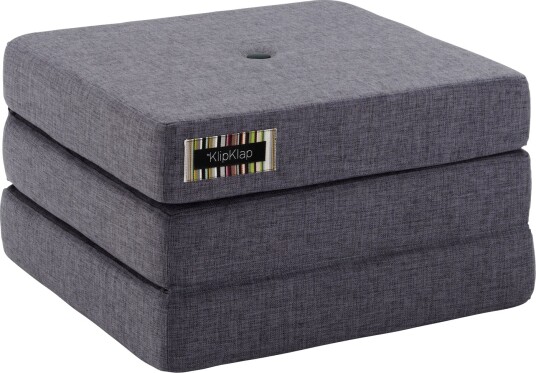 by KlipKlap 3 Fold Enkelt Madrass Blue Grey