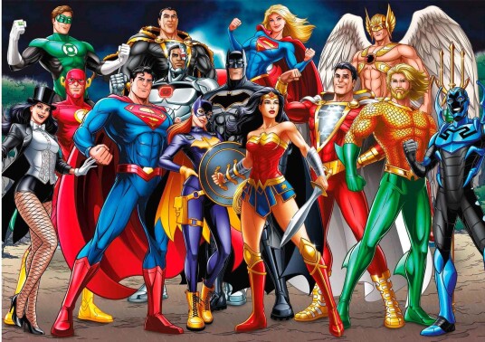 Educa DC Comics Puslespill 500 brikker Justice League Educa DC Comics Puslespill 500 brikker Justice League
