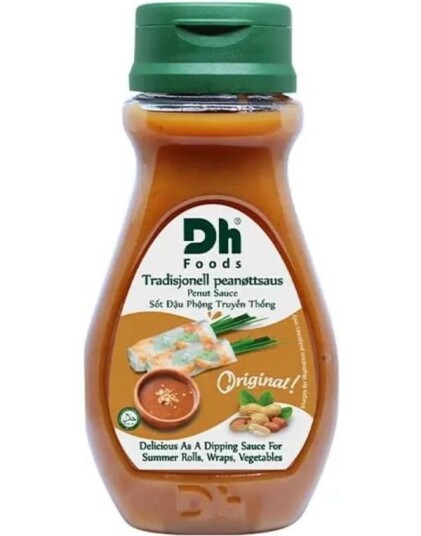 Traditional Peanut Dipping Sauce Peanøttsaus DH Foods 200g Vietnam Traditional Peanut Dipping Sauce Peanøttsaus DH Foods 200g Vietnam